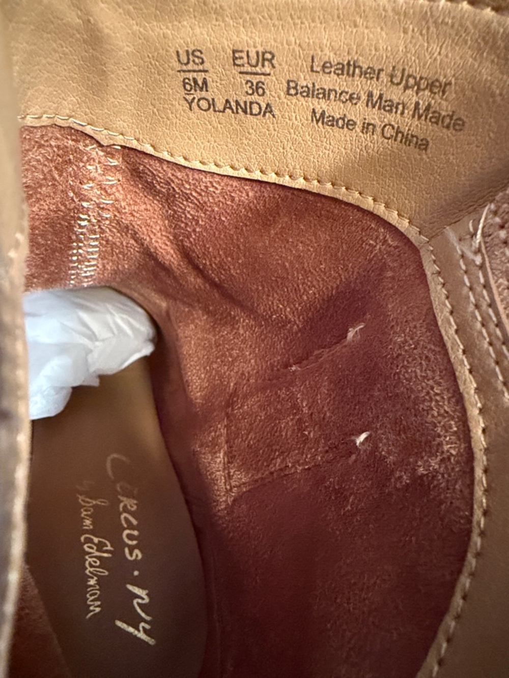 Sam Edelman NWT Sz 6 Tan Suede Pointed-Toe Kitten Heel Western Ankle Boots SH340 - Picture 9 of 11